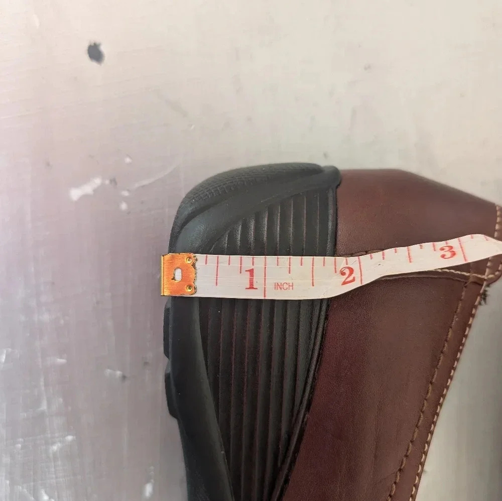 Womens Naturalizer Brown Leather Bit Style Accent Loafer Shoes Sz 8.5M - Picture 11 of 12